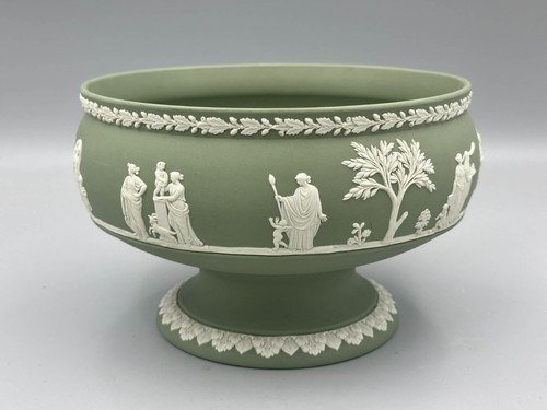 Wedgwood jasperware green - wedgwood, 8"