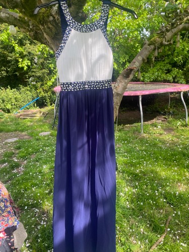 Navy blue prom dress - navy,