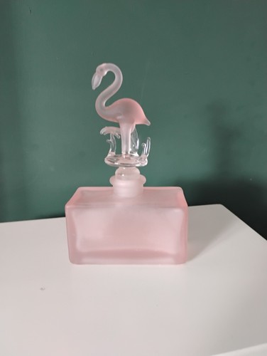 Vintage pink satin glass - vintage,