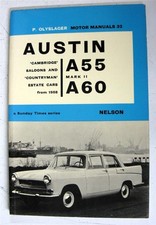 AUSTIN A55 A60 Car Manual