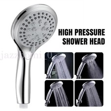 5 Mode Shower Head Bath High Pressure LARGE Chrome Handset Heads Water Saving UK
