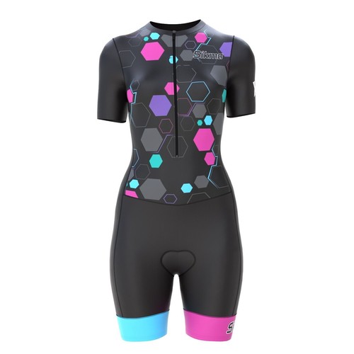 Women trisuit cycling - trisuit, skin