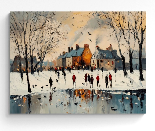 Lowry style canvas - s, picture