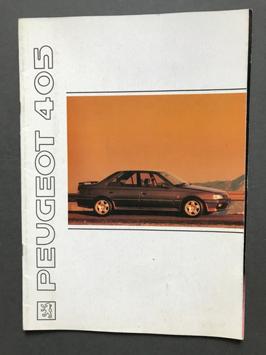Original 1990 peugeot 405 car - original,
