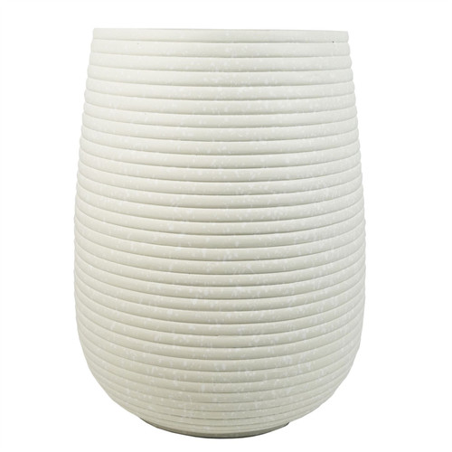 Ridged composite planter - planter, 41cm