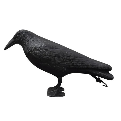 Black crow decoy - decoy, scarer