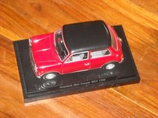 Innocenti Red Black Mini Cooper MK3 1300 Plinth Open Doors Bonnet Boot