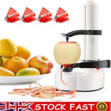 Electric Peeler Fruit Vegetable Potato Automatic Peeling Machine Peeler White