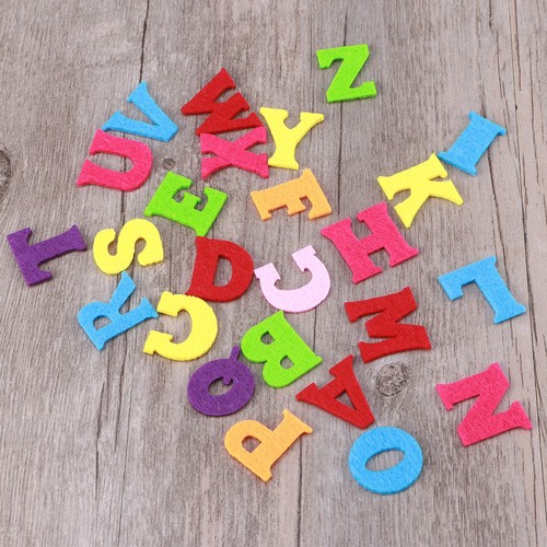 50pcs felt alphabet letters - felt,