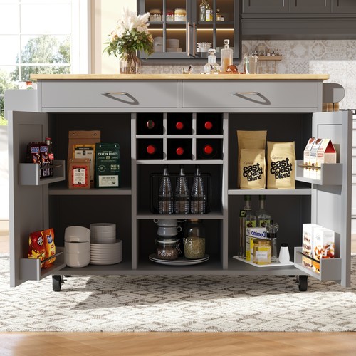 Rolling kitchen island - rolling,