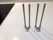 2x Stainless Steel 5” Snag Ears Used Carp Fishing Gear