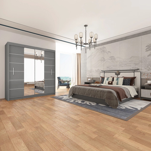 Oslo door sliding mirrored - oslo,