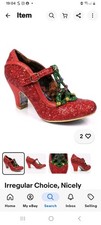 Irregular Choice Women's NICELY FESTIVE  40 /6.5??£58 POSTED AWAY 9TH DEC