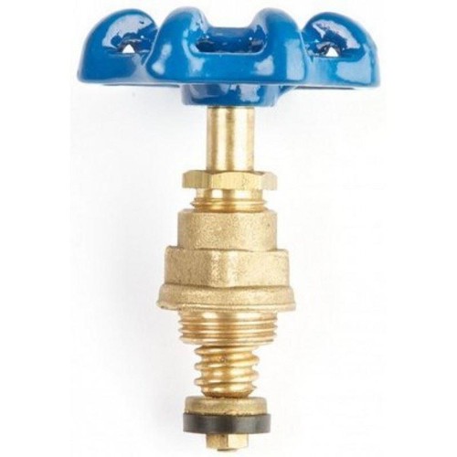 Bsp brass wheel gate - 1/2",