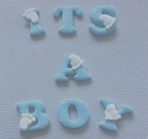 Edible icing baby shower its - baby,