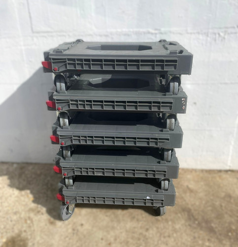 Grey heavy duty - heavy, wheeled