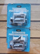 2 x TMC Illuminated Push Button Key B.P.O Type 2000 Vintage Brand New, Telephone