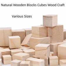 Wooden Blocks Cubes Wood Craft