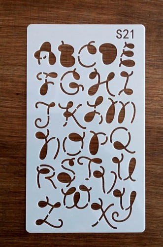 Alphabet letters stencil - letters, 180mm
