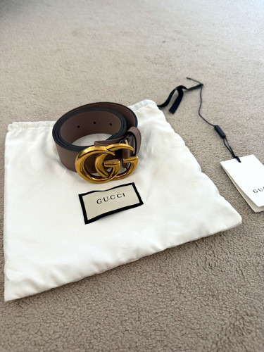 Gucci buckle brown leather - gucci,