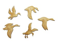 WOODEN FLYING DUCK CRAFT SHAPE