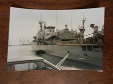 20131) ITALIAN MILITARY NAVY MASTER SHIP F570 AFT VIEW