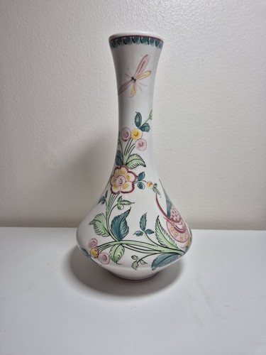 Hand painted 1970s peacock - hand,