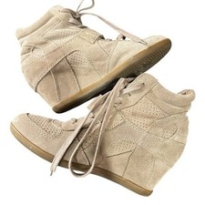 Ash Suede Wedge Sneakers