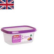 500ml Oblong Purple Food
