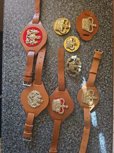 Rank badges brown wrist - &,
