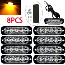 8x 4 LED Amber Recovery Strobe