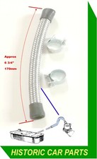 Fuel Pipe to Pump - 6 ¾” Hose & Clips for Austin Healey Sprite Mk1 1958-61