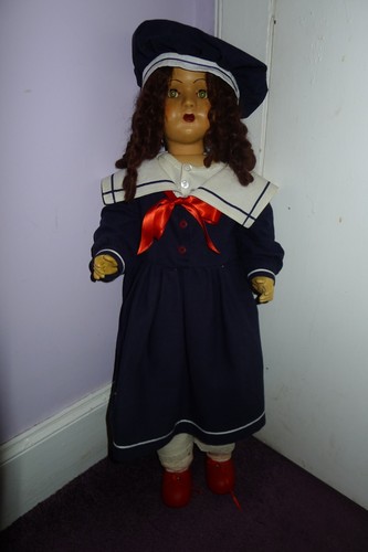 Antique doll walking - , composite