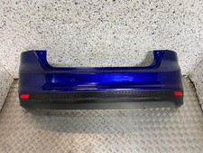 11-14 FORD FOCUS MK3 ZETEC HATCH REAR BUMPER DEEP IMPACT BLUE (SCRATCHED)