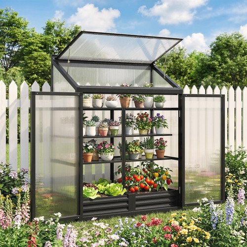 Polycarbonate greenhouse with - polycarbonate,