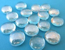 100 x Coloured Glass Pebbles