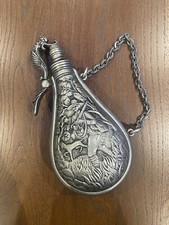 Flintlock Pistol Boot Powder Flask Reenactment Costume 