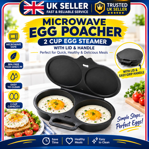 Microwave egg poacher cooker - poacher, 2