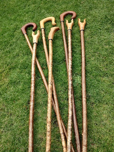 Handmade tall hazel walking - handmade,