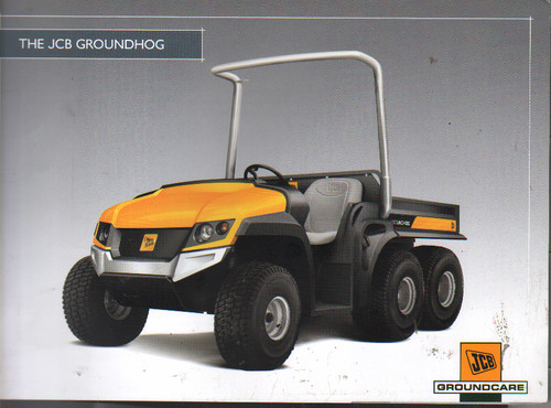Jcb groundhog buggy brochure - jcb,