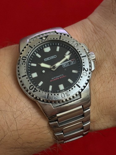Seiko scuba diver 200m black - 200m,