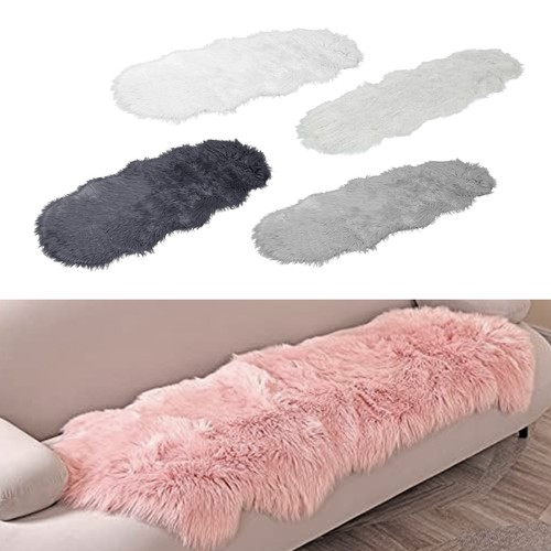 Large faux fur sheepskin - large,