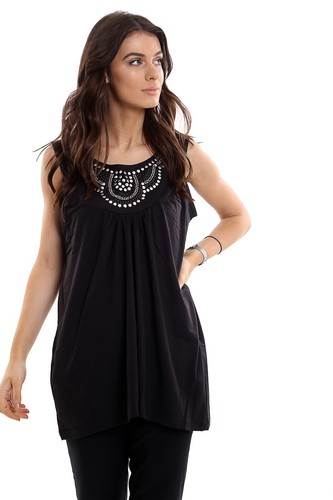 Women beaded stud - women, tunic