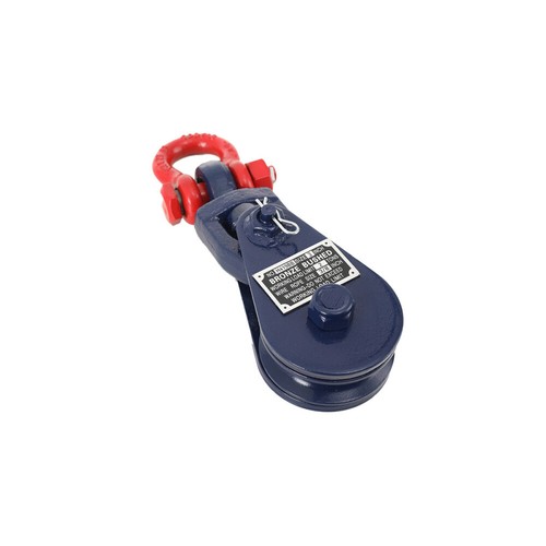 Ton snatch block - block, with