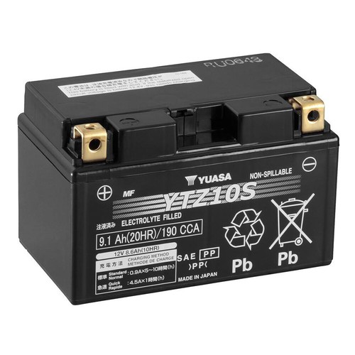 Battery yuasa ytz10s 12v - battery,