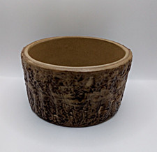 Vintage Moira pottery Vitry Ware Ceramic Log Effect Planter