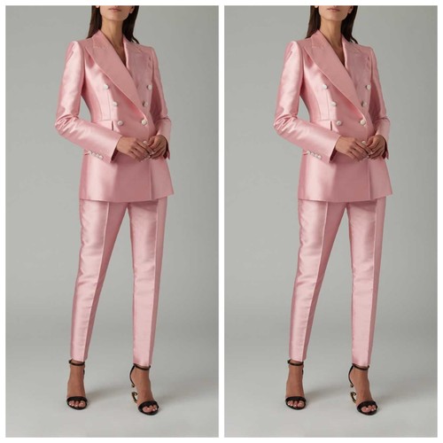 Stylish pink silk satin women - pink,