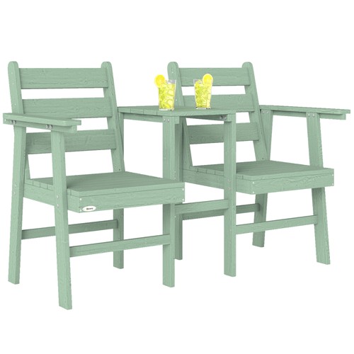 Outsunny garden loveseat - outsunny,