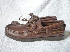 Dubarry Commodore XLT lightweight leather deck sailing shoes size EU 43 / UK 9