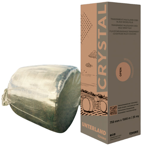 Clear silage wrap 750mm - clear,